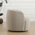 Ashlie Bouclé Swivel Barrel Chair - Swivel Accent Chair | Living Room Swivel Chairs | Kinwell Furniture | Best Swivel Chairs
